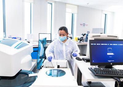 Hospitals require a dedicated lab for the Covid-19 antibody test. Reem Mohammed / The National