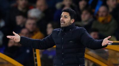 Arsenal manager Mikel Arteta. AFP