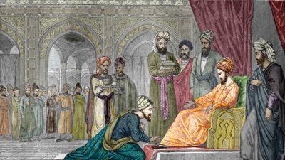 Ibn Sina, pictured in a 19th century engraving, spent much of his life as a fugitive. Getty Images