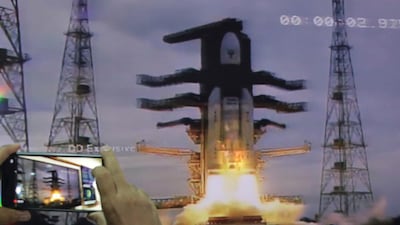 If successful, the probe aims to perform a soft landing of a rover on the Moon. It will enable India to carry out studies on the presence of water on the southern lunar pole. AP Photo