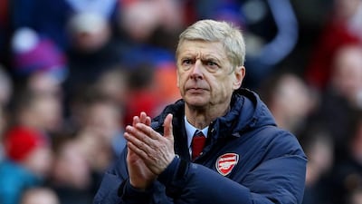 Arsene Wenger and Arsenal will need to score at least twice and beat Bayern Munich away by two to have a chance of moving on in the Champions League. David Jones / EPA