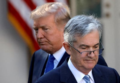 US President Donald Trump nominated Jerome Powell to lead the US Federal Reserve in 2017. Reuters