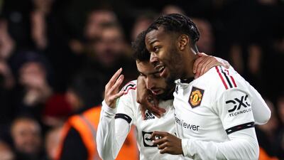 Elanga - NA On for Weghorst after 84 and set up the third for Fernandes. AFP