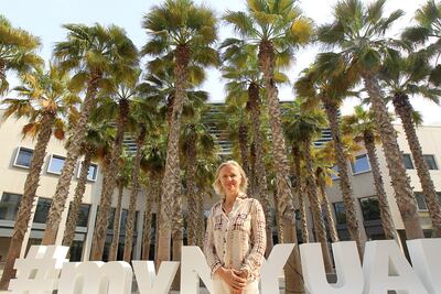Mariet Westermann, vice chancellor of New York University, Abu Dhabi. Satish Kumar / The National
