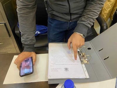 Records show what treatments were administered. Nada Homsi / The National