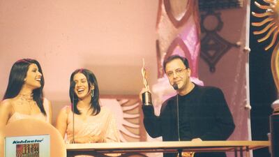 Priyanka Chopra, left, was the host of the second IIFA Awards in 2001 in Sun City, South Africa. Hrithik Roshan's debut film Kaho Naa Pyar Hai was the big winner of the night.