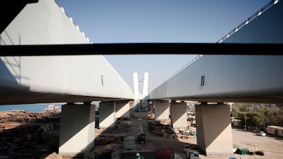 Sheikh Zayed Bridge was inaugurated by the late president Sheikh Khalifa with Queen Elizabeth II of the UK in attendance. Lee Hoagland/The National