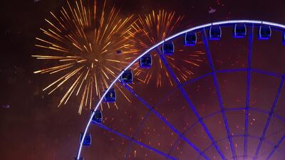 Fireworks display in Hong Kong over the Victoria Harbour. Kin Cheung/ AP Photo