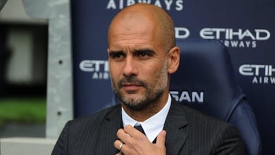 Manchester City manager Pep Guardiola. Peter Powell / EPA / August 13, 2016