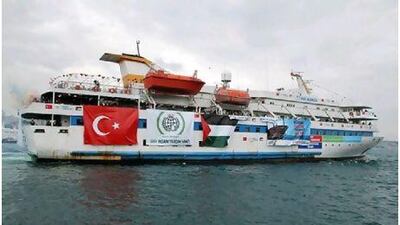 The Mavi Marmara, a Turkish vessel, was intercepted by Israeli forces as it attempted to deliver aid to the Gaza Strip.
