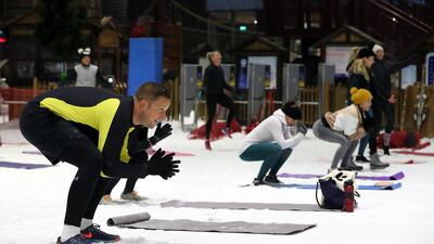 The Ski Dubai event was part of Dubai Fitness Challenge