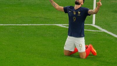 Olivier Giroud opened the scoring for France against Poland on Sunday. AFP
