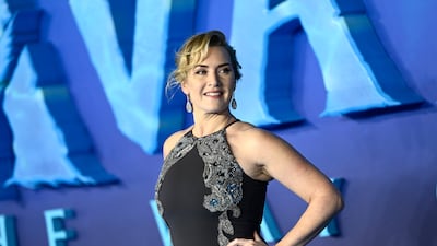 Kate Winslet stars in James Cameron's Avatar: The Way of Water, due for UAE release on December 15. Getty Images