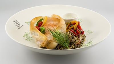 Fillet de Saumon Papilotte. Courtesy Eric Kayser