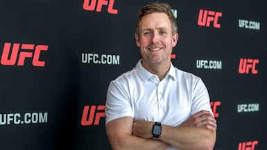 Dave Shaw, Senior Vice President for International Operations and Content of Ultimate Fighting Championship (UFC). Victor Besa / The National