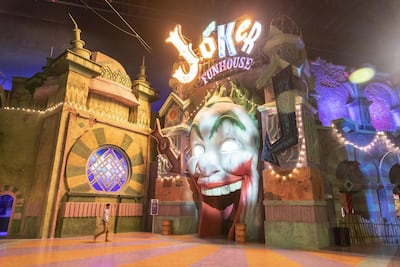 Warner Bros World Abu Dhabi plans to add new rides in the coming years. Antonie Robertson / The National
