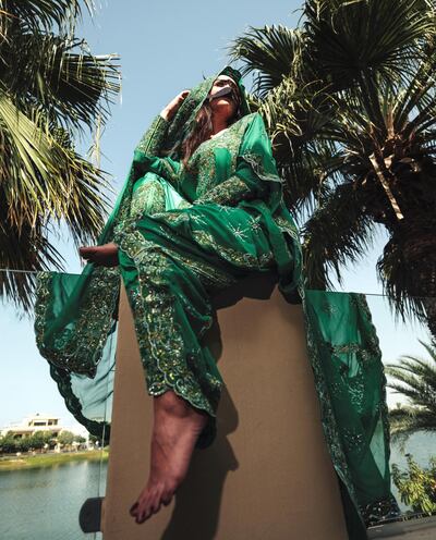 An Emirati ensemble, date unknown. Waleed Shah