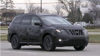 The new Nissan Pathfinder.