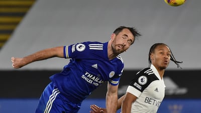 Christian Fuchs - 6: Gave away a clumsy penalty for the foul on Lookman after VAR intervention. EPA