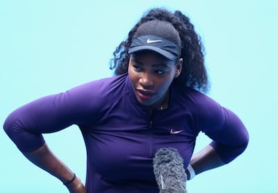 Serena Williams is aiming to draw level with Margaret Court's record of 24 grand slam singles title with victory at the Australian Open. EPA