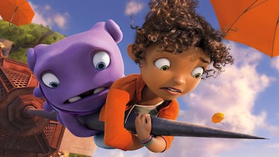 Win tickets and flights for a family of four to see the Gala screening of Home in London. DreamWorks Animation / AP Photo