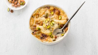 Umm Ali: an Arabic version of the bread-and-butter pudding. Getty Images