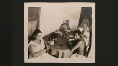 A dining table that has been in Madhumita Gupta’s family since the 1950s, catering to several generations of the family.