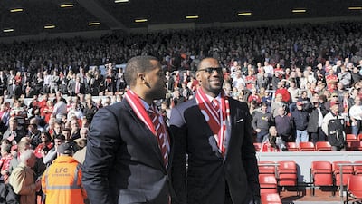 NBA superstar LeBron James is a minority shareholder of Liverpool Football Club. In 2011, he received a two per cent stake in the club for about $6.5 million. Needless to say, that turned out to be a rock-solid investment. Getty