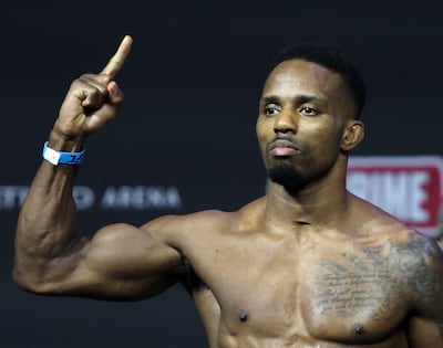 UFC featherweight Lerone Murphy will be in Abu Dhabi. Chris Whiteoak / The National