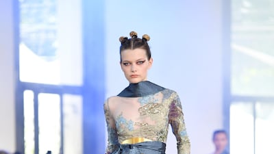 Elie Saab Haute Couture Fall/Winter 2019 2020 collection. Getty