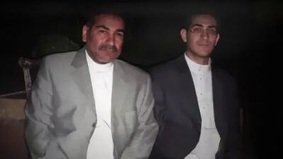 Ali Shamkhani, left, political adviser to Iran’s supreme leader Ayatollah Ali Khamenei, with his son Hossein Shamkhani. Photo: Supplied