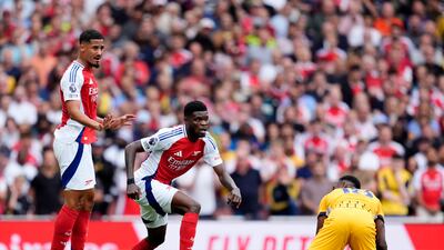 Yellow card for pulling back Pedro in first-half injury-time. Not his usual dominant self in front of back four as Arsenal’s central midfielders suffered rare off day. PA