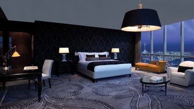 The Royal Etihad Suite at Jumeirah at Etihad Towers in Abu Dhabi. Courtesy Jumeirah