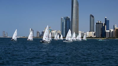 A look at the 2014 ISAF Sailing World Cup in Abu Dhabi. Christopher Pike / The National / November 27, 2014
