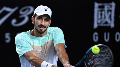 Lebanon's Hady Habib was beaten 6-3, 6-4, 6-4 by Ugo Humbert in the Australian Open second round. Reuters
