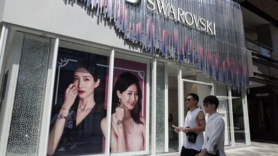 Swarovski apologises to Chinese customers for erroneously describing Hong Kong as a country on its website. EPA/WU HONG