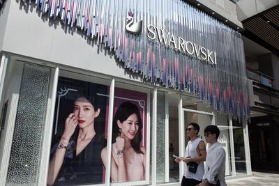 Swarovski has apologised to Chinese customers for erroneously describing Hong Kong as a country on its website. EPA