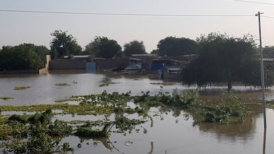 A flooded neighbourhood in N'djamena, Chad, October 14, 2022. Reuters