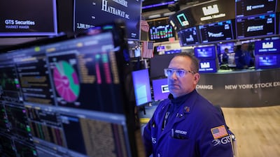 A trader on the floor of the New York Stock Exchange on October 26. Bloomberg