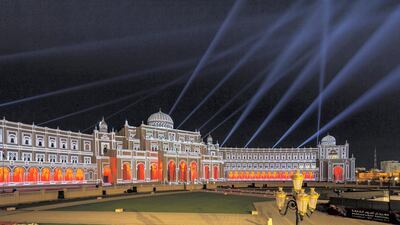 Sharjah City Municipality at the Sharjah Light Festival 2019 opening ceremony. Courtesy Sharjah Light Festival