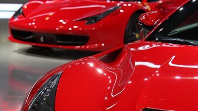 Ferrari World is offering up the chance to ride to school in style. Pawan Singh / The National