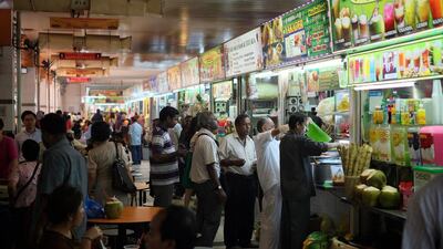 The Tekka Centre Hawker Market in Singapore's Little India. (Brian Kerrigan / The National)