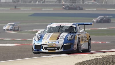 Clemens Schmid won the opening round of the fifth season in Porsche GT3 Cup Challenge Middle East. Courtesy organisers