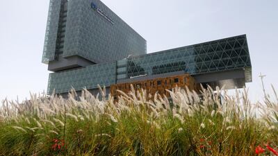 The Cleveland Clinic Abu Dhabi on Al Maryah Island will provide more than 360 beds and 26 operating theatres. Christopher Pike / The National