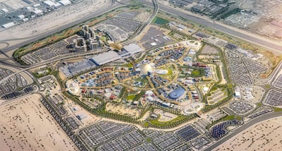 An artist's impression of Expo 2020, one of the world's largest global gatherings, which will begin in Dubai next October.