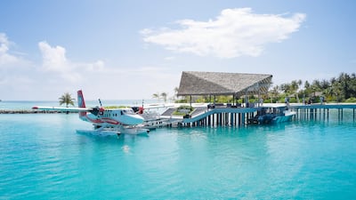 The hotel is about a 35-minute flight from the recently opened seaplane terminal in Male.