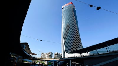 The Generali Tower is located in Milan. AFP