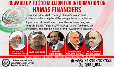 Abdelbasit Hamza was among those placed under US sanctions over links to financing Hamas. Photo: US State Department