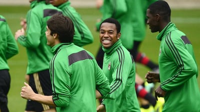 Robinho was in talks with Baniyas and Al Jazira, but has opted for a move to the Chinese Super League. Olivier Morin / AFP