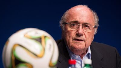 Fifa president Sepp Blatter has advocated doing away with away goals as a deciding factor for two-legged ties. Sebastien Bozon / AFP